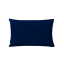 Ver imagem 2 de Kit Peseira + capas de almofadas drapeadas-Azul marinho