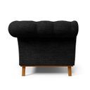 Ver imagem 7 de Sofá 2 Lugares para Sala de Estar Império 1,50M D02 Linho Chumbo C-465 - LyAM Decor