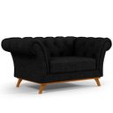 Ver imagem 1 de Sofá 2 Lugares para Sala de Estar Império 1,50M D02 Linho Chumbo C-465 - LyAM Decor