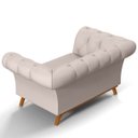 Ver imagem 6 de Sofá 2 Lugares para Sala de Estar Império 1,50M D02 Veludo Bege C-309 - LyAM Decor