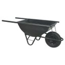 Ver imagem 1 de Carrinho de Mão Metal Girica 80 litros Com Rolamento Preto - Volpato Com Rolamento