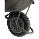 Ver imagem 3 de Carrinho de Mão Metal Girica 80 litros Com Rolamento Preto - Volpato Com Rolamento