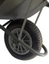 Ver imagem 3 de Carrinho de Mão Metal Girica 80 litros Com Rolamento Preto - Volpato Com Rolamento