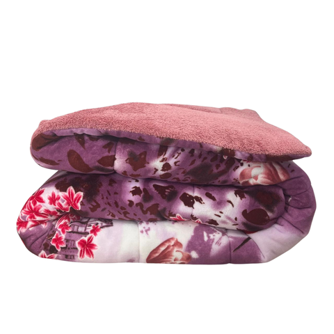 Coberdrom Estampado com Pele de Ovelha 530 G/m² Super Macio