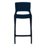 Banqueta Alta Cozinha Azul Marinho Empilhável Urano em Polipropileno Acrilys - 3