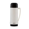 Garrafa térmica branca preto 1 litro café resistente 1 und - 1