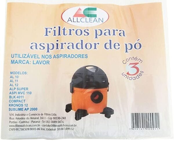 Kit Saco Descartavel Lavor Al Al Allclean Madeiramadeira