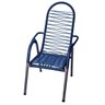 Cadeira Infantil de Varanda / Área Luxo de Cordinha / Fio PVC Azul - 1