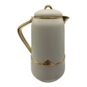Ver imagem 6 de Garrafa Térmica Branca com Dourado 700ml 24x18x14cm