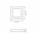 Ver imagem 4 de Painel Led Taschibra Smart Wi-Fi Quadrado Sobrepor 24W 2700K+6500K Bivolt