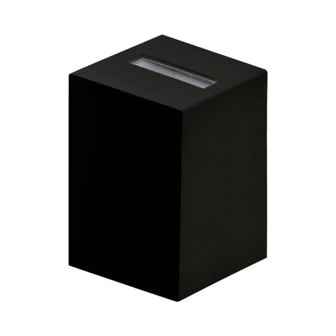 LUMINÁRIA PAREDE BALIZA 1 VISOR FILETE G9 PRETO - 1472 PT