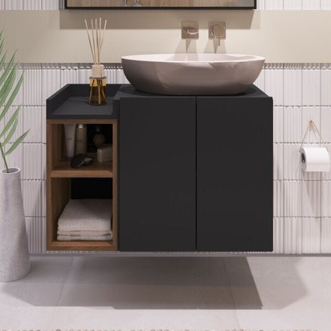 Gabinete Suspenso para Banheiro 2 Portas Bart Estilare