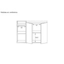 Ver imagem 3 de Gabinete Suspenso para Banheiro 2 Portas Bart Estilare