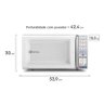 Microondas 34 Litros 127/60hz Branco Meo44 Electrolux - 6