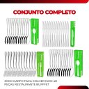 Ver imagem 4 de Jogo Garfo Faca Colher Inox 48 Peças Garfo Faca Colher Restaurante Bufffet Premium Original Line