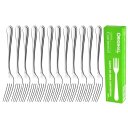 Ver imagem 2 de Jogo Garfo Faca Colher Inox 48 Peças Garfo Faca Colher Restaurante Bufffet Premium Original Line