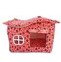 Ver imagem 4 de Casinha Cachorro Pequeno Casa Toca Pet Luxo Rose Love
