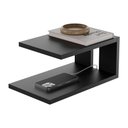 Ver imagem 2 de Mesa de Cabeceira Oslo 23x15cm Preto Quarto