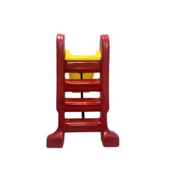 Escorregador Infantil Plástico - Médio 3 Degraus Amarelo com Laranja - 3