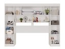Ver mais imagens de Guarda-Roupa Casal Modulado de Canto com Espelhos 9 Portas 2 Gavetas Multimóveis Branco