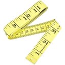 Ver imagem 5 de Kit 2 Fita Métrica Costura Medida Corporal 1,5m 60 Polegadas Medir Artesanato Medir Corpo Superfí