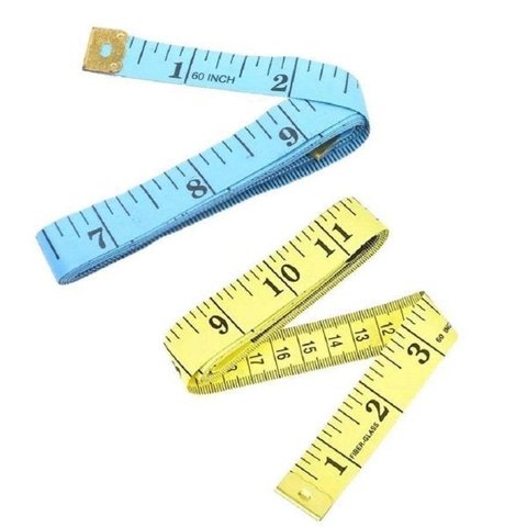 Kit 2 Fita Métrica Costura Medida Corporal 1,5m 60 Polegadas Medir Artesanato Medir Corpo Superfí