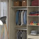 Ver imagem 5 de Guarda-Roupa Casal com Espelho 3 Portas de Correr 4 Gavetas 1902E1 