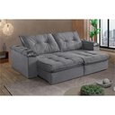 Ver imagem 2 de Sofá 5 Lugares Retrátil e Reclinável Martins M-164 Veludo Grafite