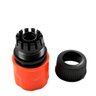 União Emenda Mangueira Água Jardim Casa Passagem Livre 1/2" Plástico ABS Rápido Engate Conector - 3