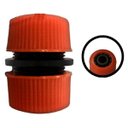 Ver imagem 4 de União Emenda Mangueira Água Jardim Casa Passagem Livre 1/2" Plástico ABS Rápido Engate Conector