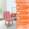 Cadeira de Jantar Eames Estofada Suede Rosa - Montanaris Decor MD MONTANARIS DECOR - 7