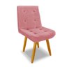 Cadeira de Jantar Eames Estofada Suede Rosa - Montanaris Decor MD MONTANARIS DECOR - 1