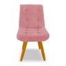 Cadeira de Jantar Eames Estofada Suede Rosa - Montanaris Decor MD MONTANARIS DECOR - 3
