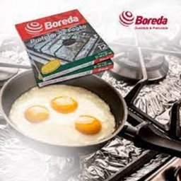 Protetor Forrar Fogão Alumínio 12 Unidades Boca Individual 27x27cm Proteger Manter Limpo Cozinha - 5