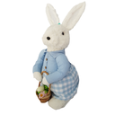 Ver imagem 1 de Coelha Páscoa Rústico Fios Sisal Branco