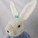 Ver imagem 4 de Coelha Páscoa Rústico Fios Sisal Branco