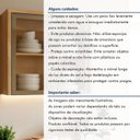 Ver imagem 7 de Armário Aéreo para Cozinha 2 Portas de Vidro 80cm Nobre Marrom/Cinamomo/Cinza