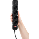 Ver imagem 2 de Filtro De Linha Protetor Eletronico Regua Extensão Eletrica EPE 204 USB Intelbras 4 Tomadas 2 Usb Pr