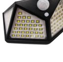 Ver mais imagens de Super Arandela 100 Led Solar Luminária Parede Sensor de Presença Externo Ip66 6500k