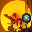 Ver imagem 3 de Projetor Luz Pôr do Sol Sunset Led Luminária de Mesa Usb