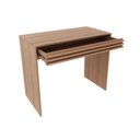 Ver imagem 4 de Mesa Escrivaninha Escritório 90x45x74,5cm com Gaveta Me4173 Amêndoa Tecnomobili
