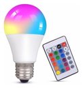 Ver imagem 1 de Lâmpada 5w Led Bulbo Rgb Colorida Controle Remoto E27 Bivolt