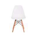 Ver imagem 2 de Cadeira Charles Eames Eiffel Branca Base Madeira Sala Cozinha Jantar