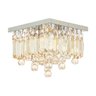 Luminária Ambar Plafon de Cristal Legitimo Painel de 25x25cm - 1