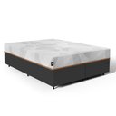Ver imagem 2 de Cama Box com Colchão Ortopédico de Espuma D33 a Vácuo Sonno Full - Lucas Home - Queen