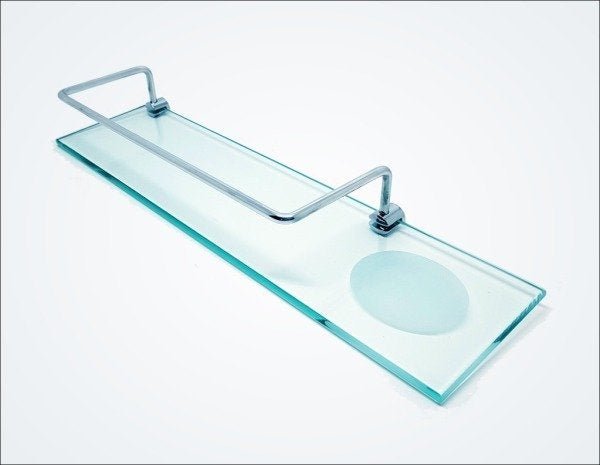 Kit de Acessórios para Banheiro 3 Peças em Vidro Incolor - 3