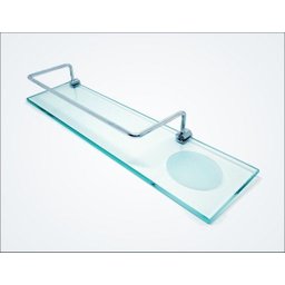 Kit de Acessórios para Banheiro 3 Peças em Vidro Incolor - 3