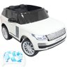 Mini Carro Elétrico Infantil 24v Range Rover Banco de Couro Mp5 Controle Branco Brinqway Bw- - 2