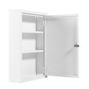 Ver imagem 2 de Armário Branco Primeiro Socorros 2 Prateleira Presto
