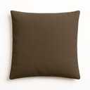 Ver imagem 3 de Kit 2 Capa de Almofada 42cm Decorativa Suede Sofá Poltrona Cor:marrom